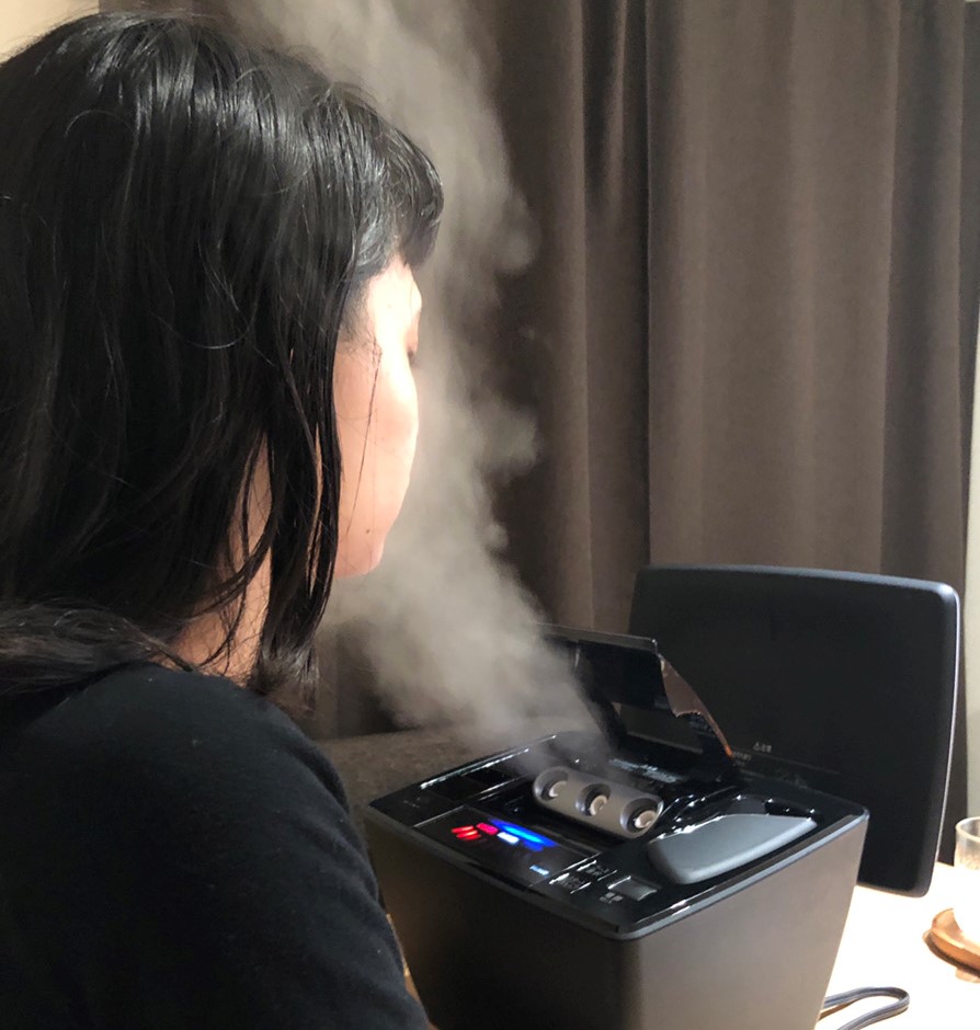 スチーマーを使ってみた女性の感想
