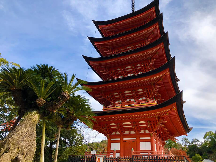 豊国神社の五重塔