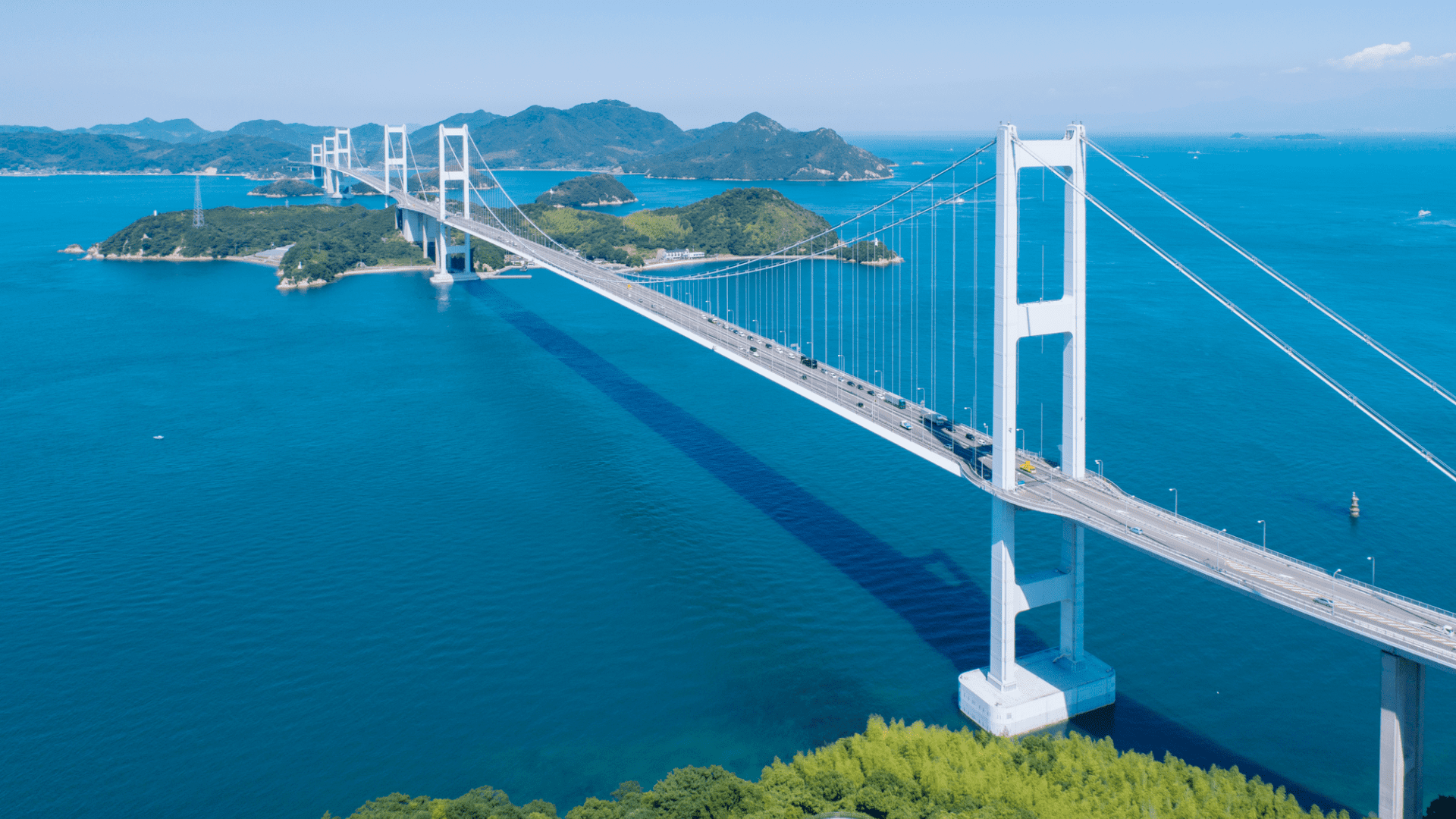 瀬戸内しまなみ海道の大自然と美しい橋が織りなす絶景