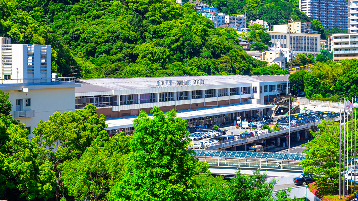 新神戸駅に到着